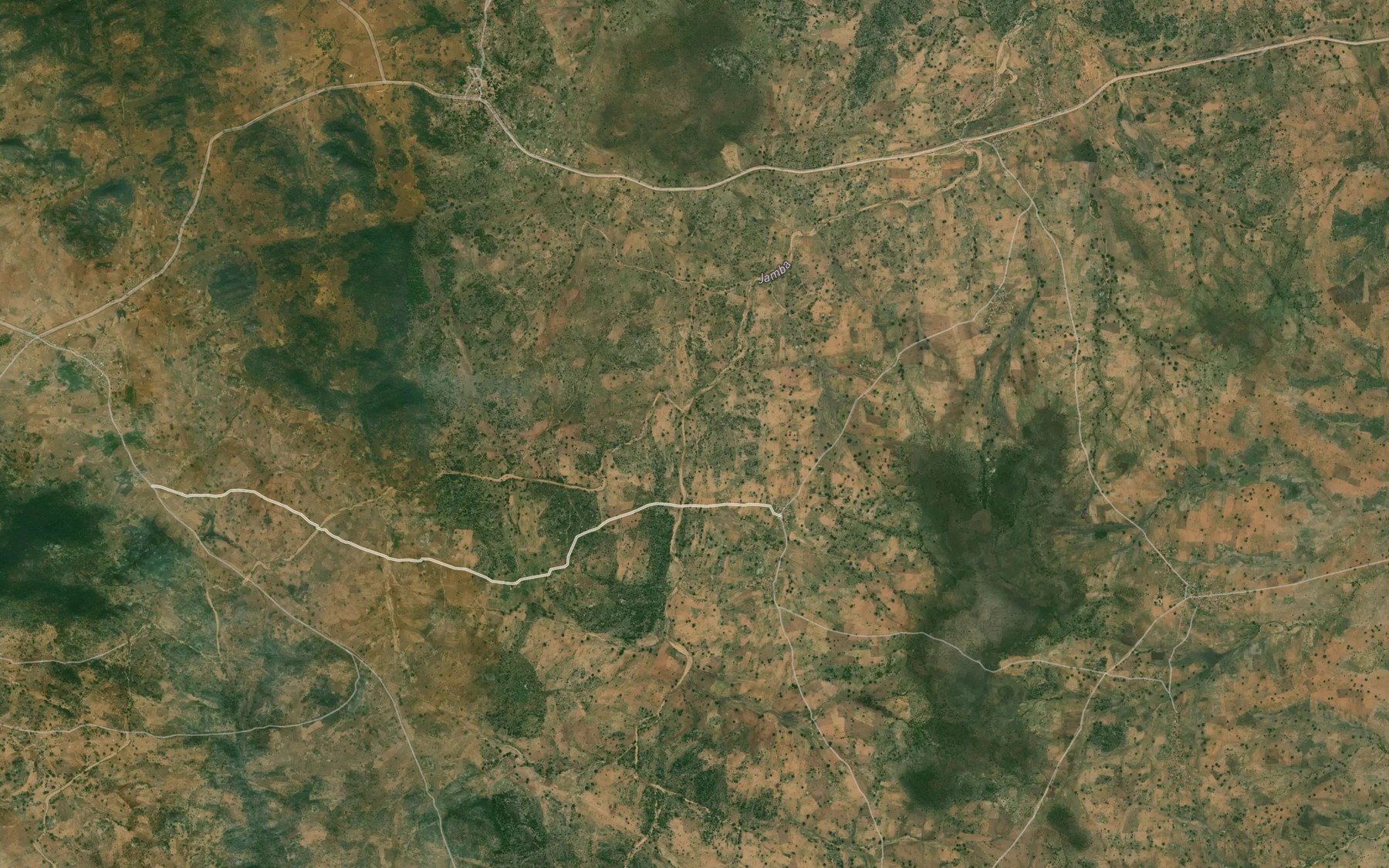 Satellite map of the Mayel Yema