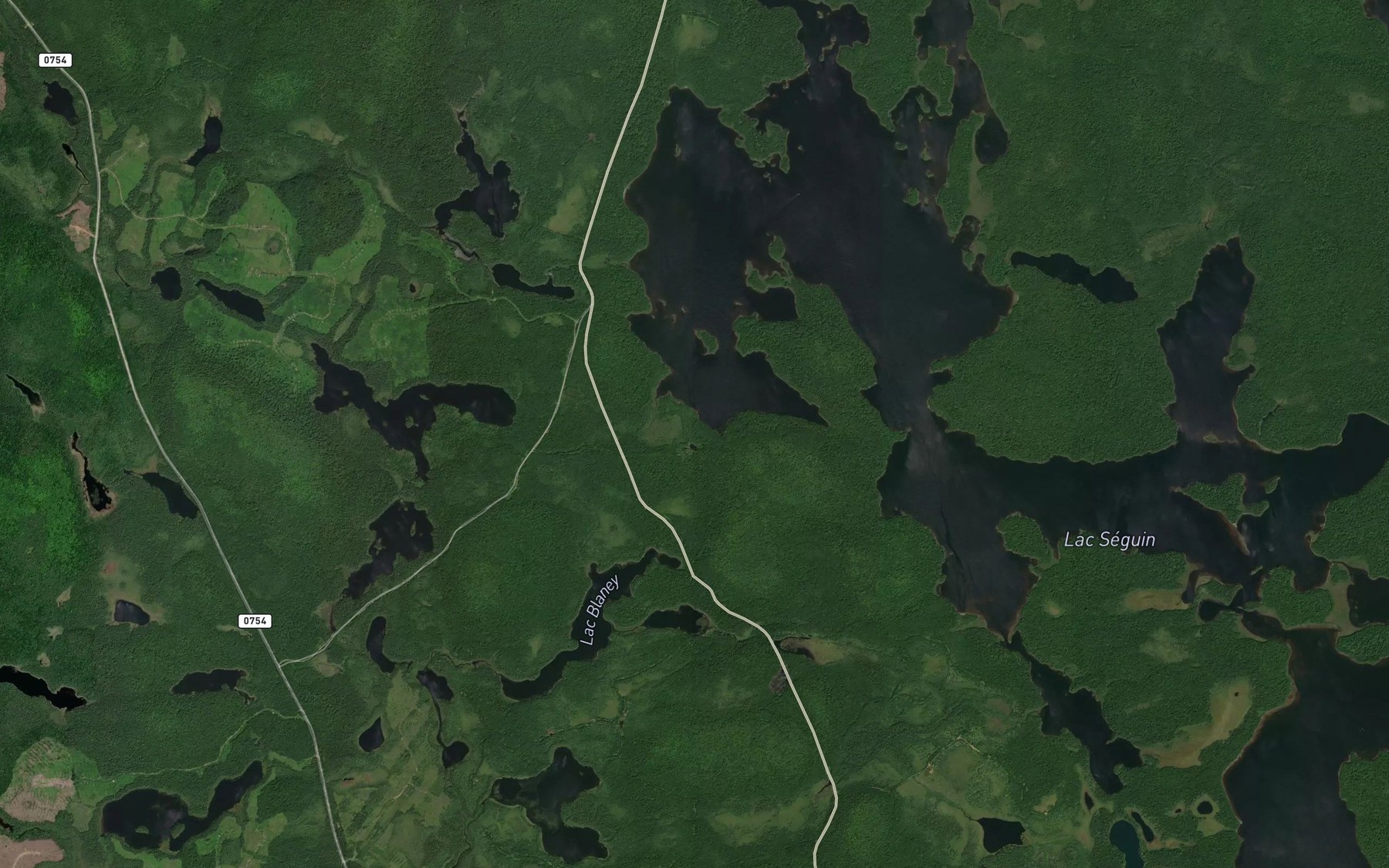 Satellite map of the Baie Viola