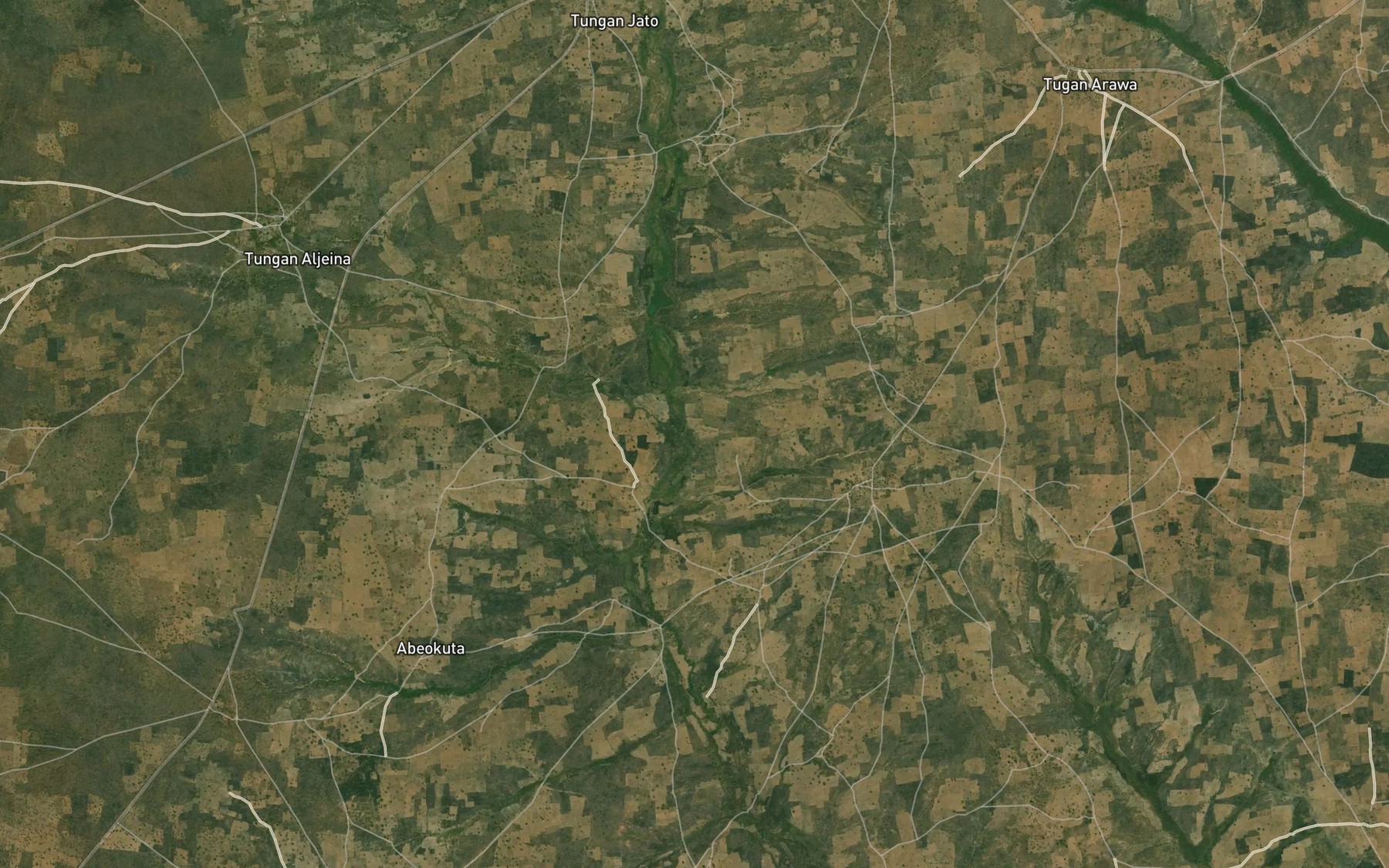 Satellite map of the River Alijeina