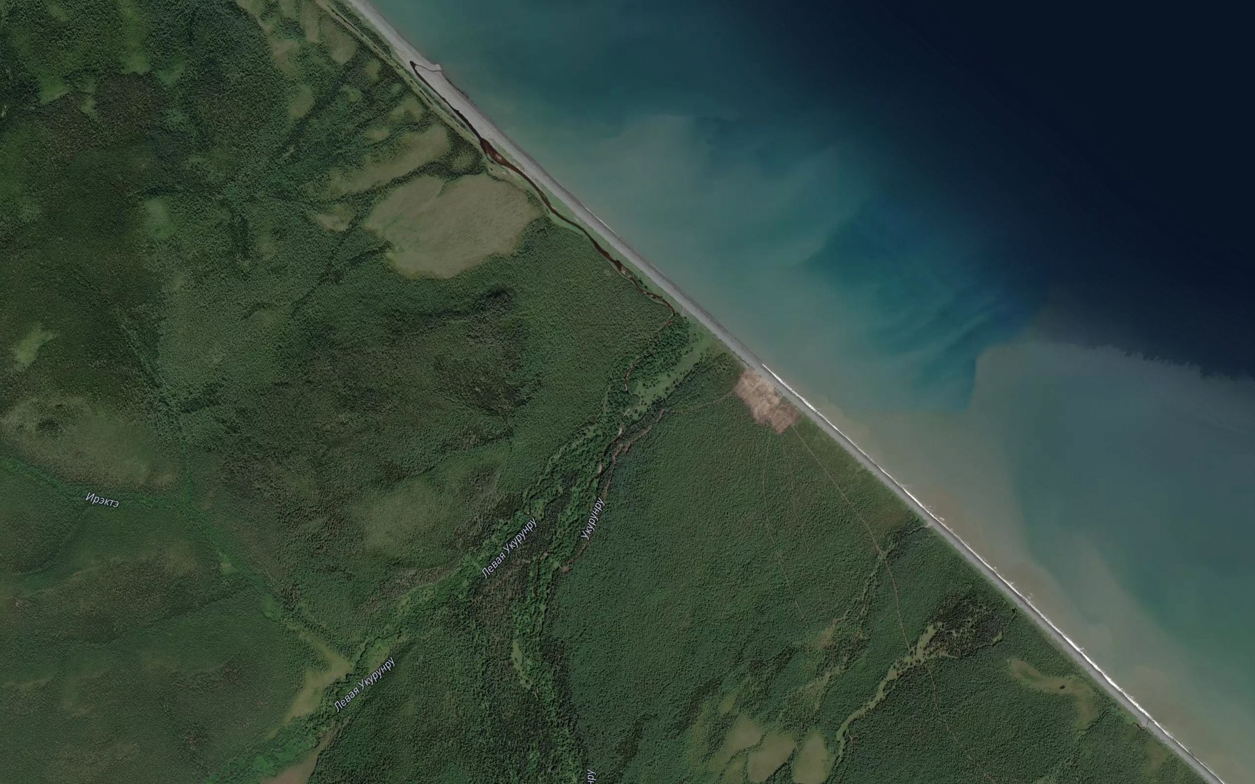 Satellite map of the Levaya Ukurunru