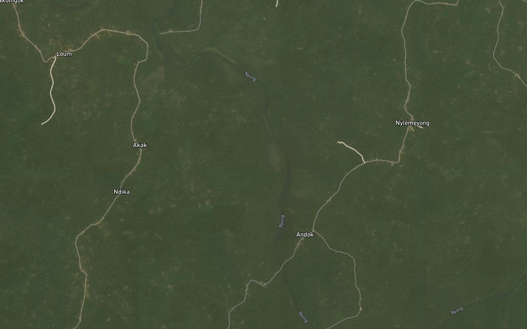 Satellite map of the Mengemse