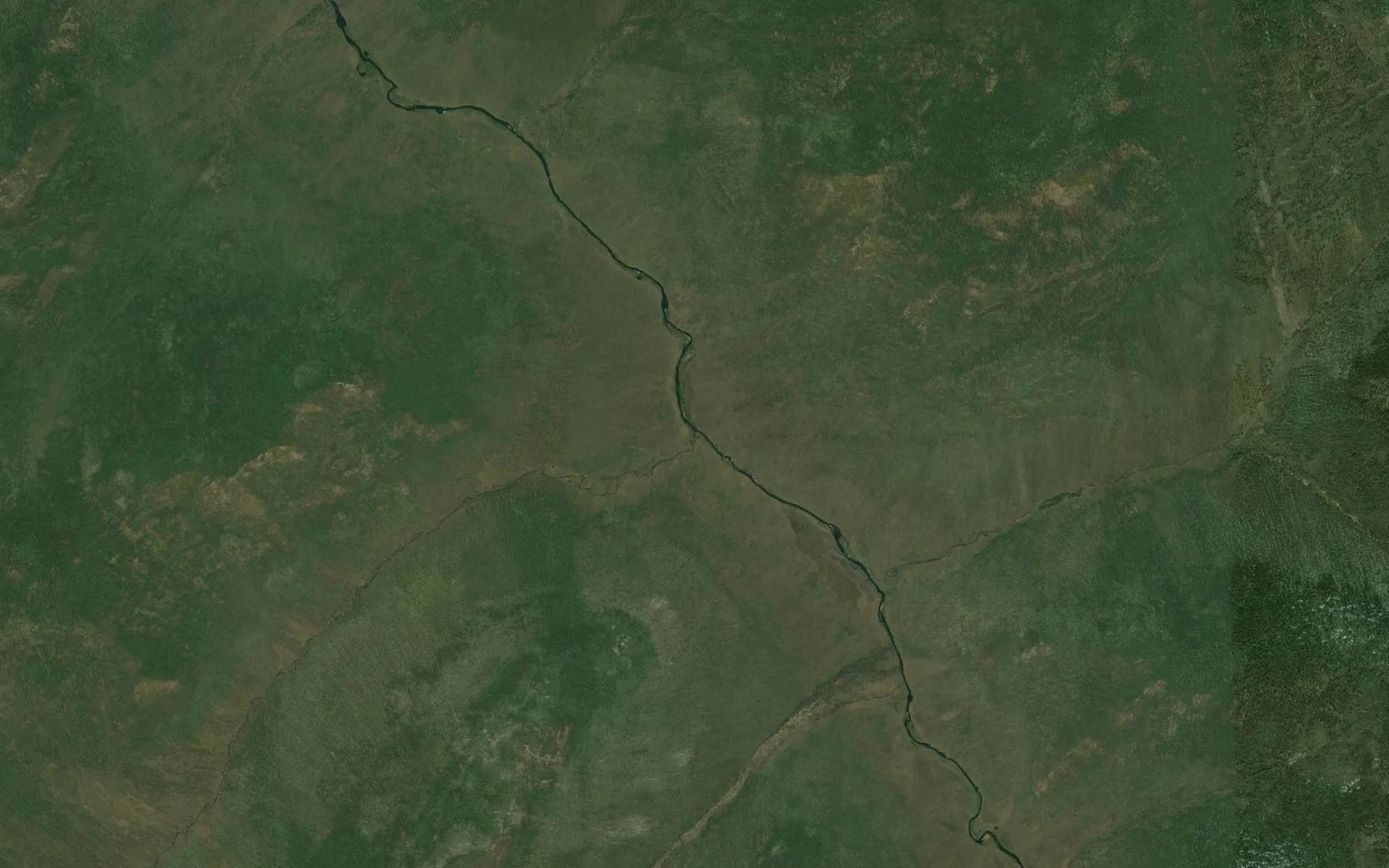 Satellite map of the Bezymyannyy