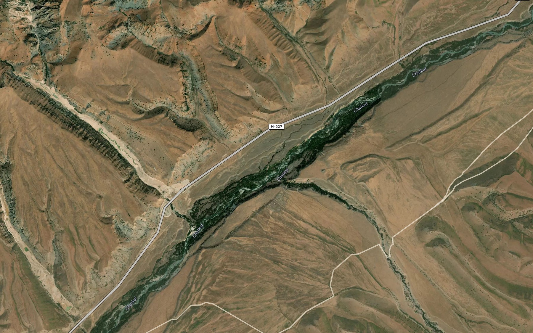 Satellite map of the Tegerek