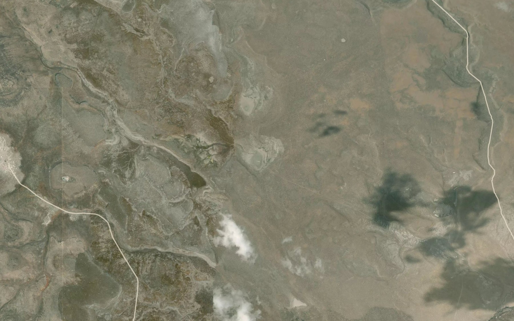 Satellite map of the Oreana Waterhole
