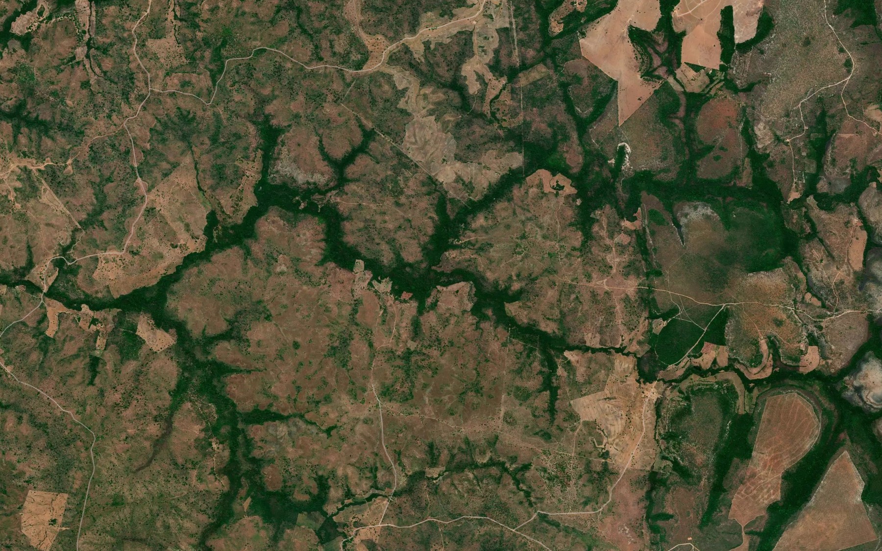 Satellite map of the Corrego Areias