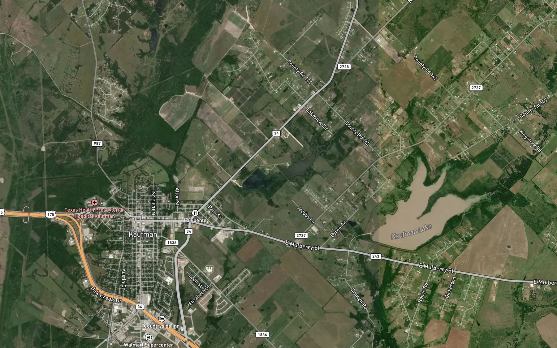 Satellite map of the Lake 2