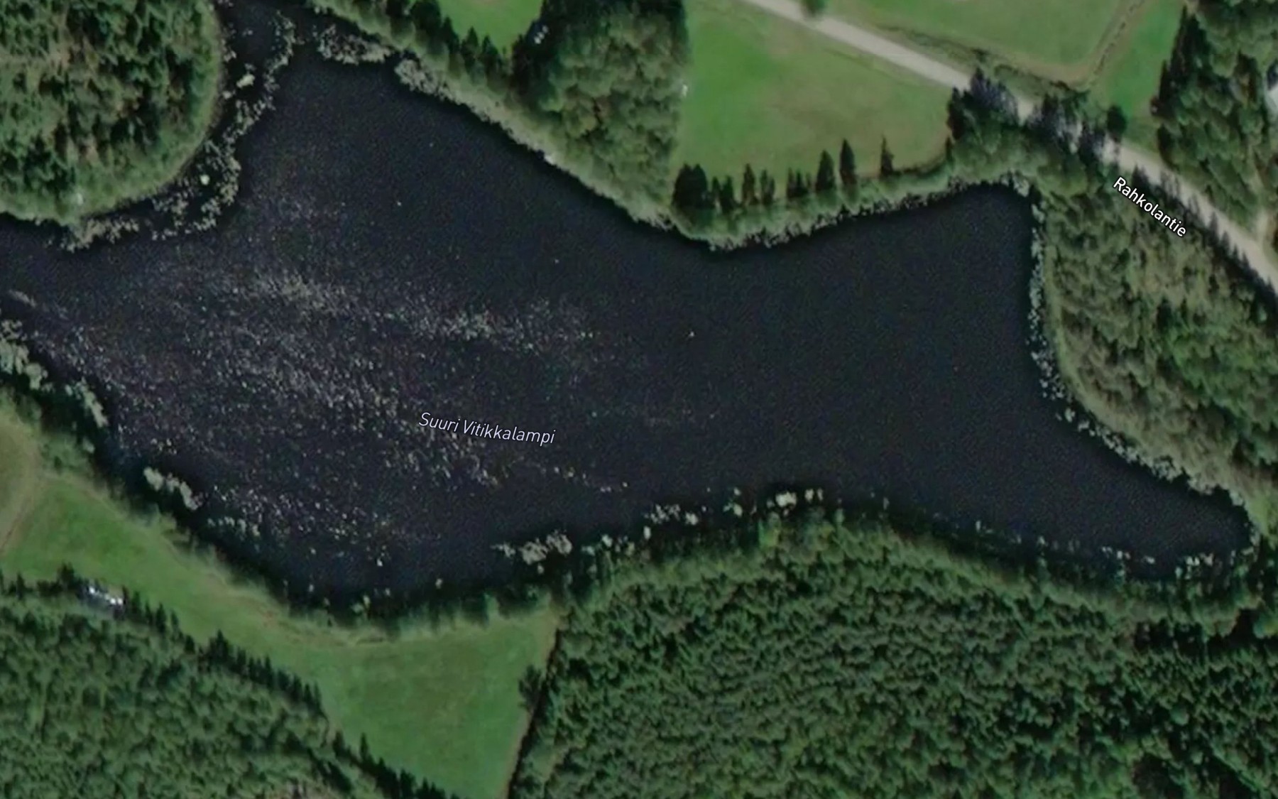 Satellite map of the Suuri Vitikkalampi