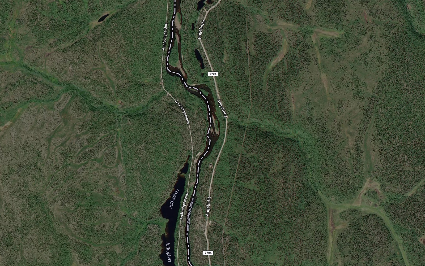 Satellite map of the Amutguoika