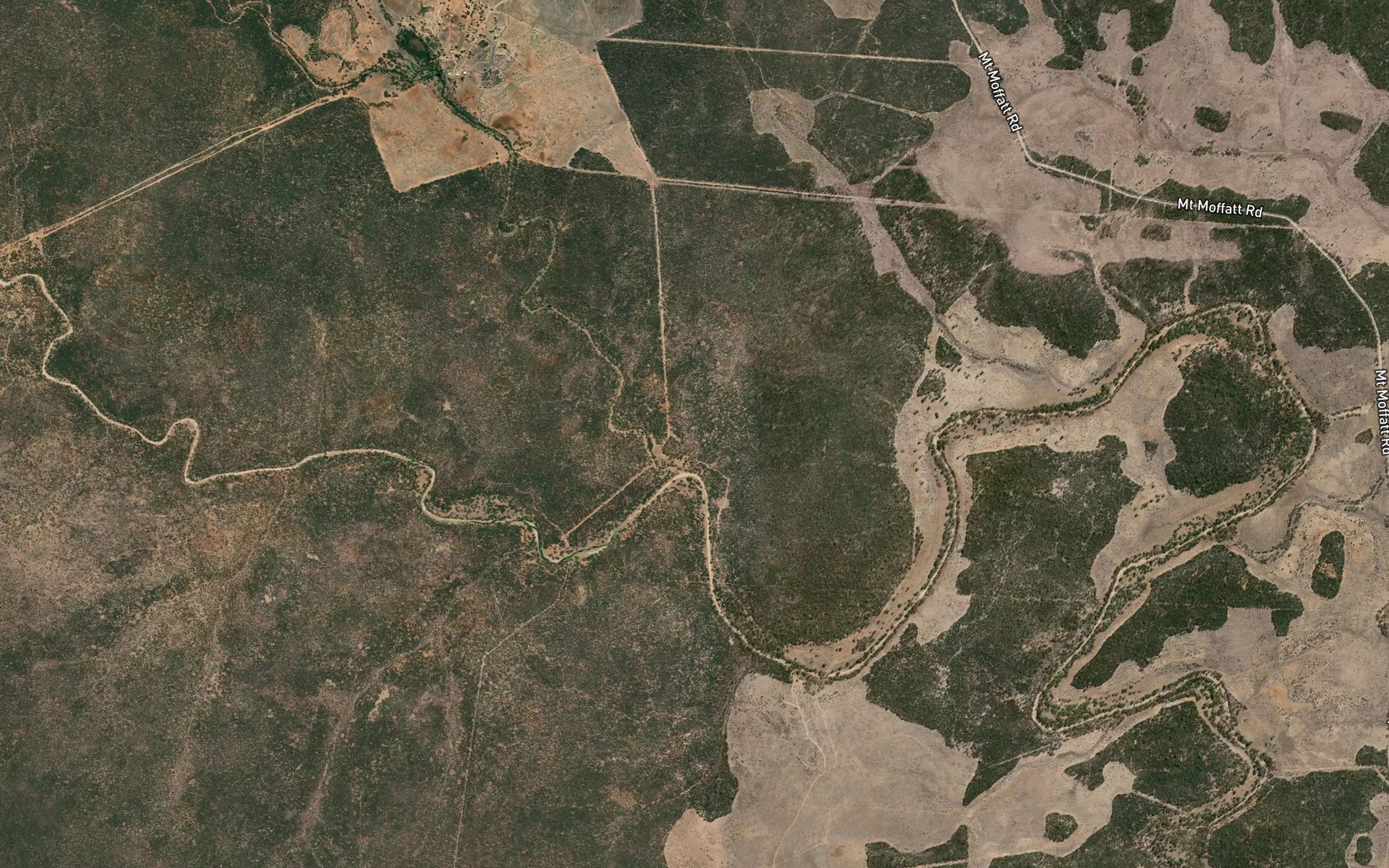 Satellite map of the Reedy Creek