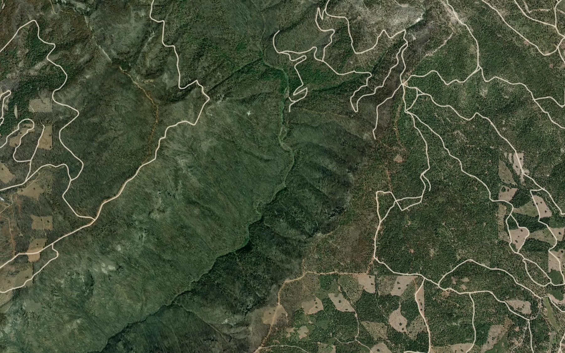 Satellite map of the Big Bend