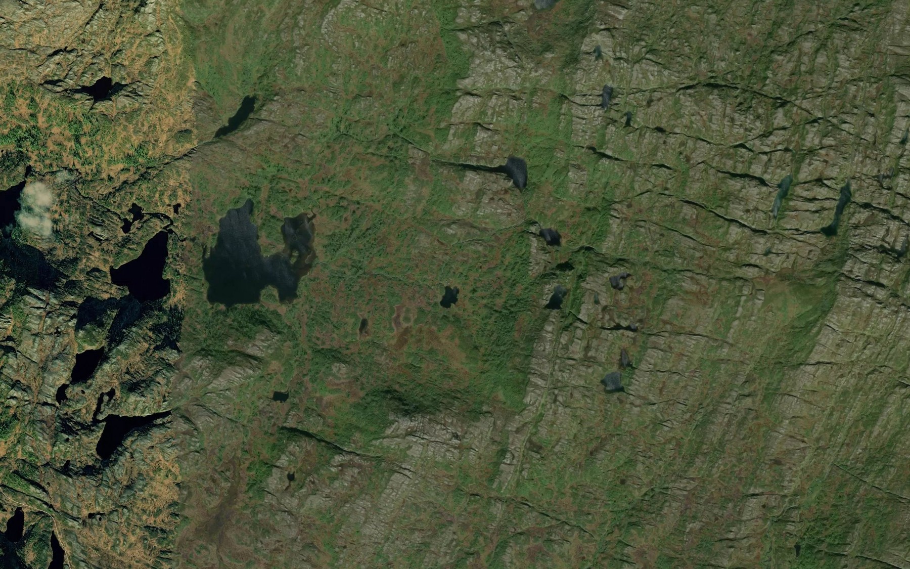 Satellite map of the Fisktjonna