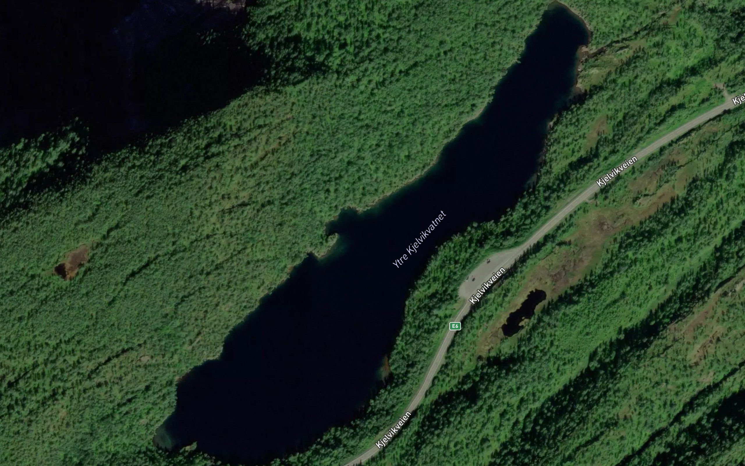Kjelvikvatnet,yt