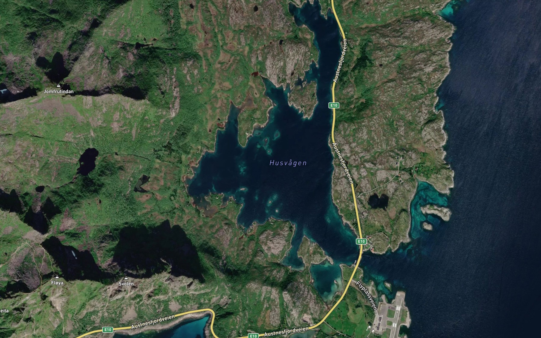 Satellite map of the Husvagpollen