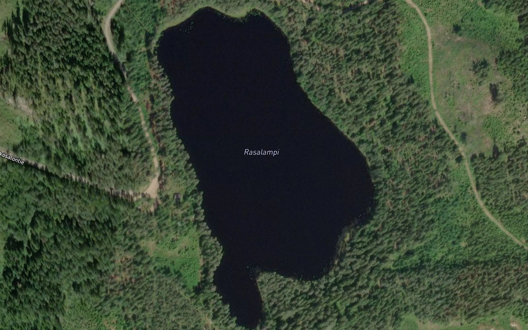 Satellite map of the Rasalampi