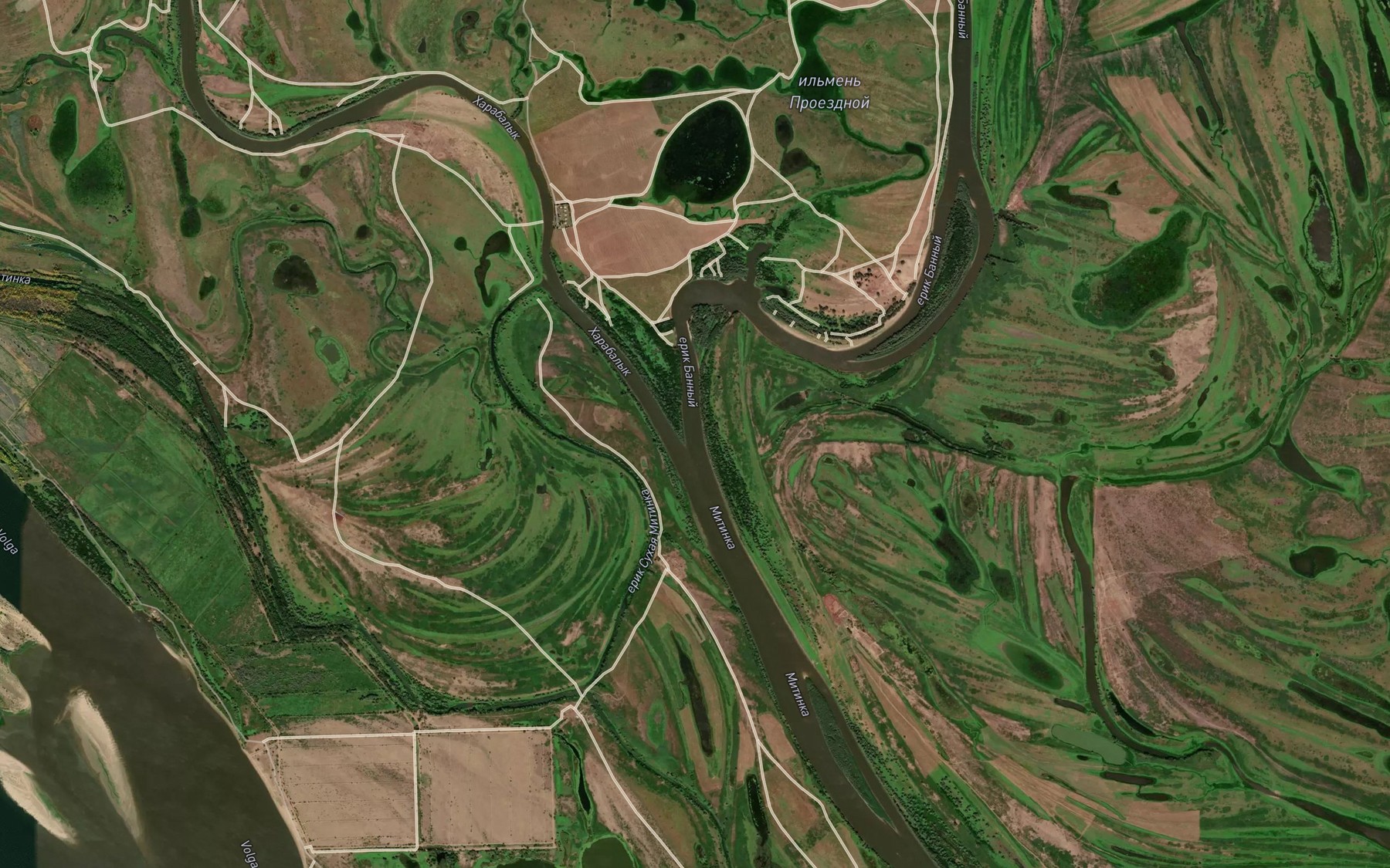 Satellite map of the Yerik Bannyy