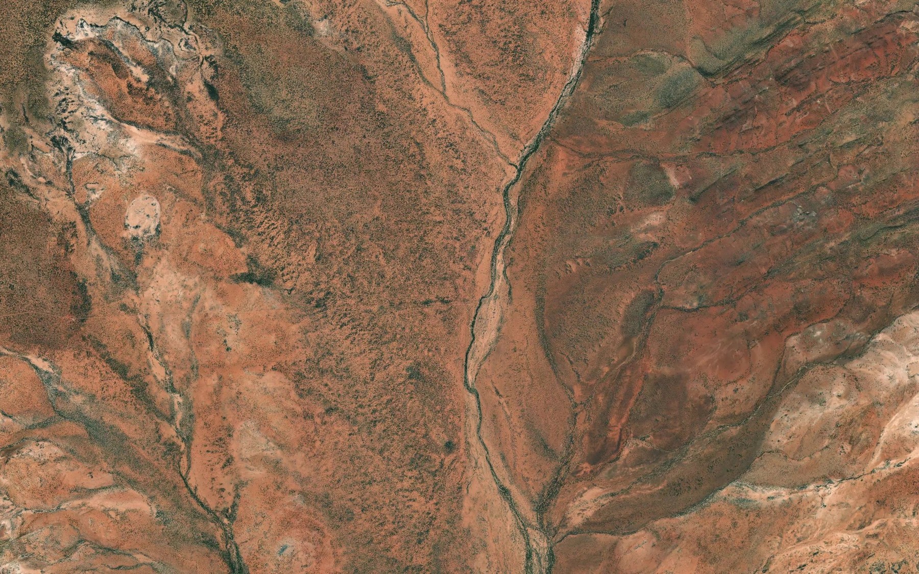 Satellite map of the Errida Spring