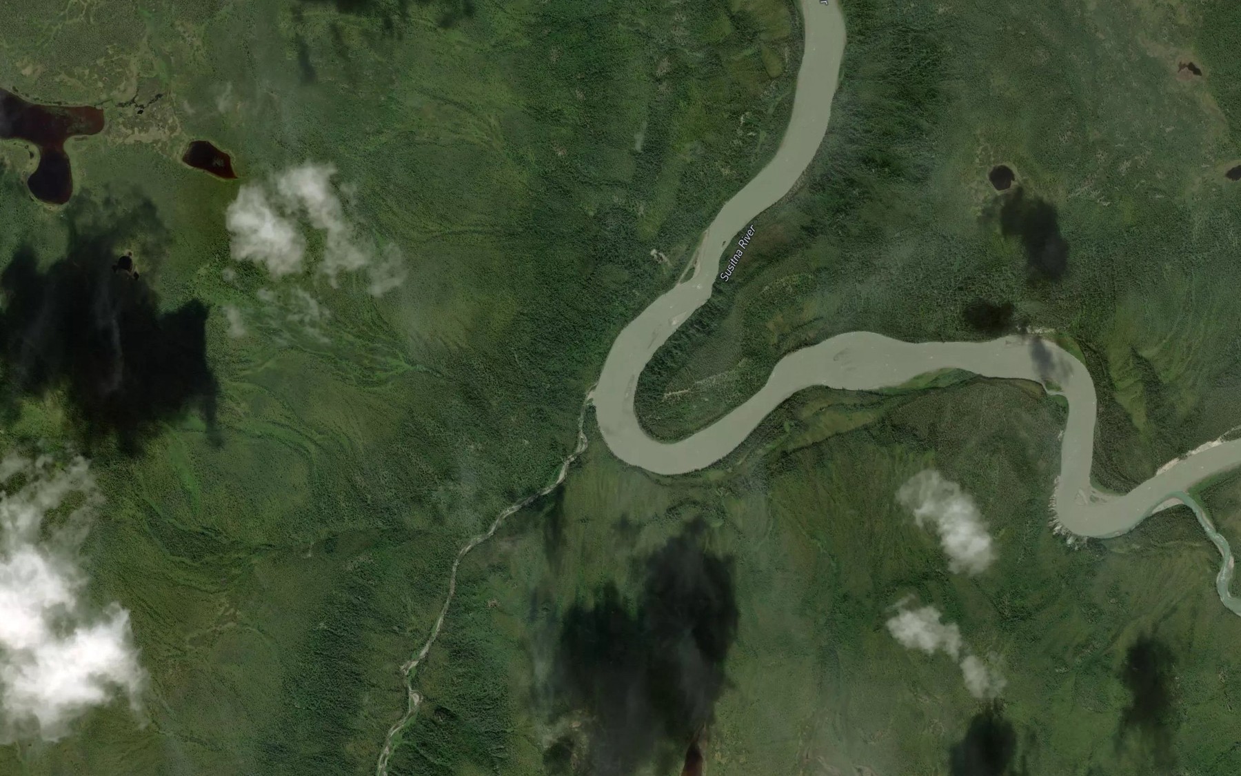 Satellite map of the Goose Creek