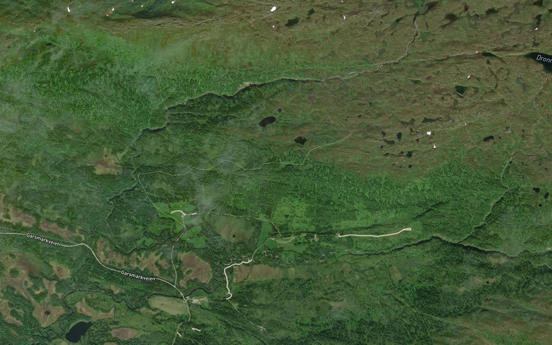 Satellite map of the Tomasbekken
