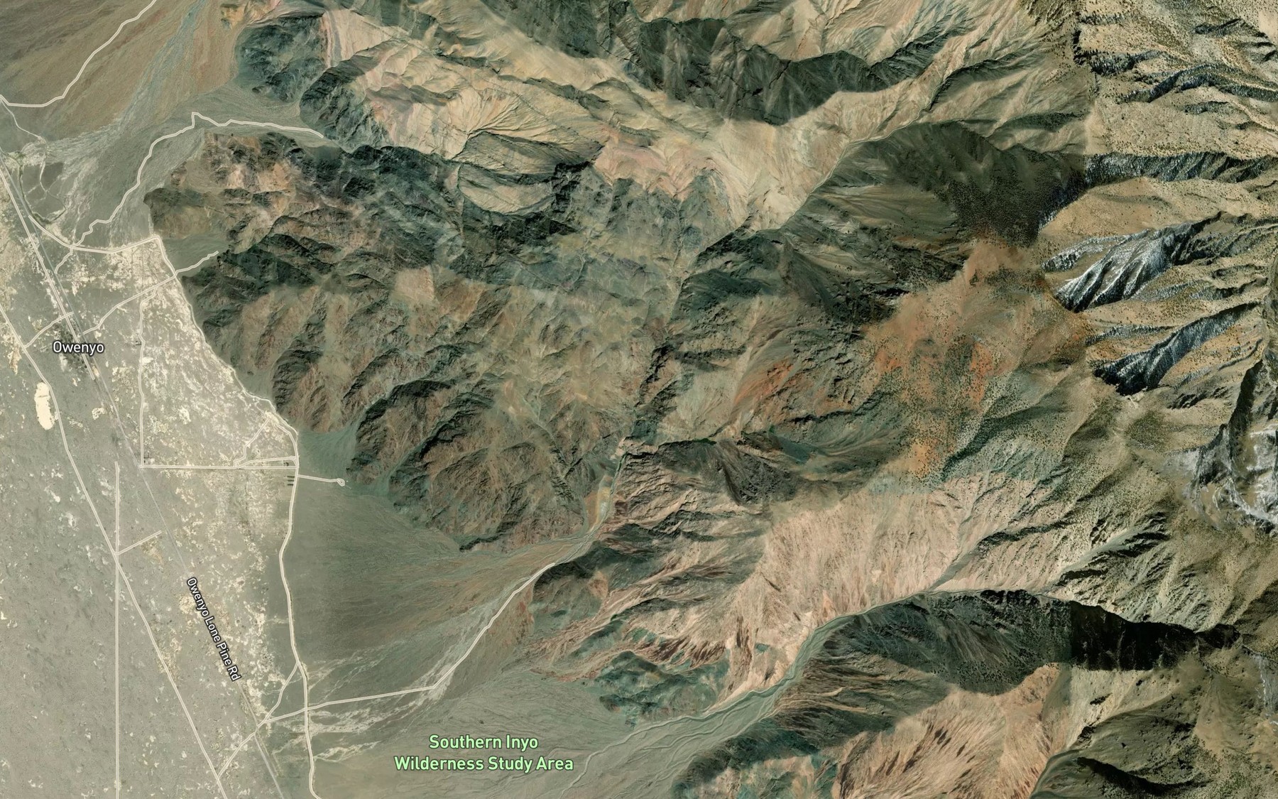 Satellite map of the French Spring