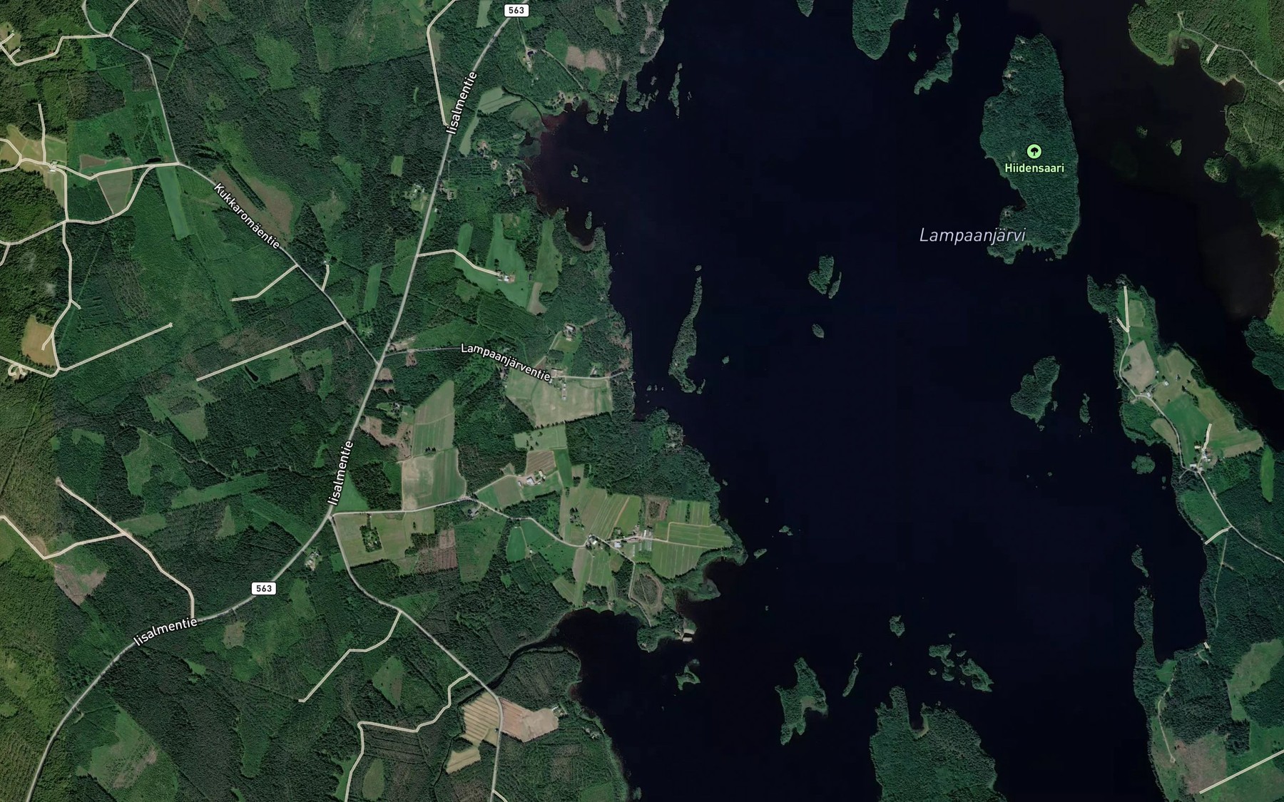 Satellite map of the Pirttilahti