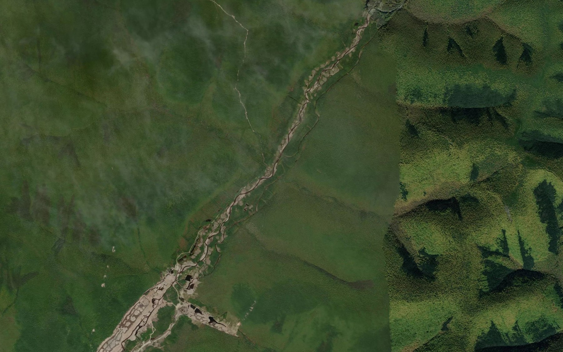 Satellite map of the Nizhniye Chupriki