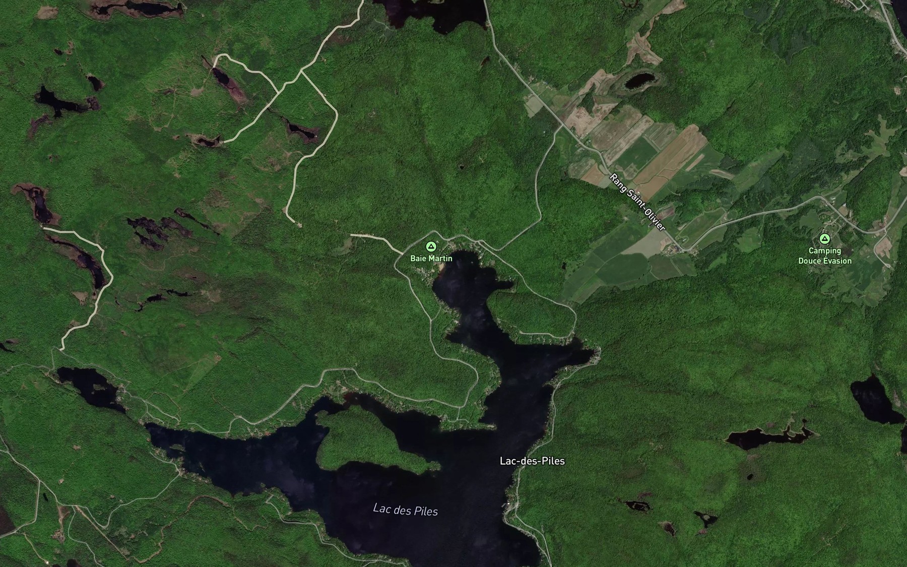 Satellite map of the Baie Martin