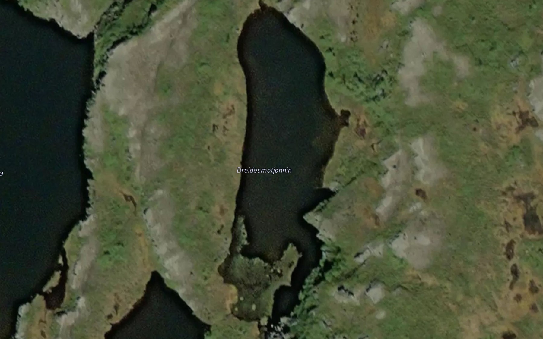 Satellite map of the Breidesmotjornin
