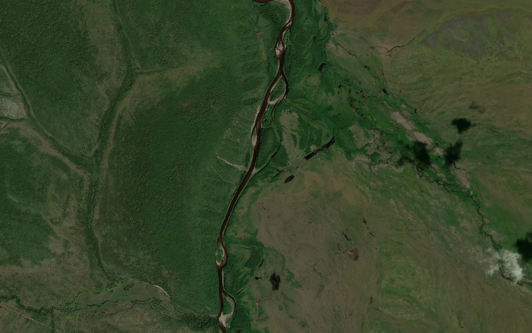 Satellite map of the Nadezhdinskiy