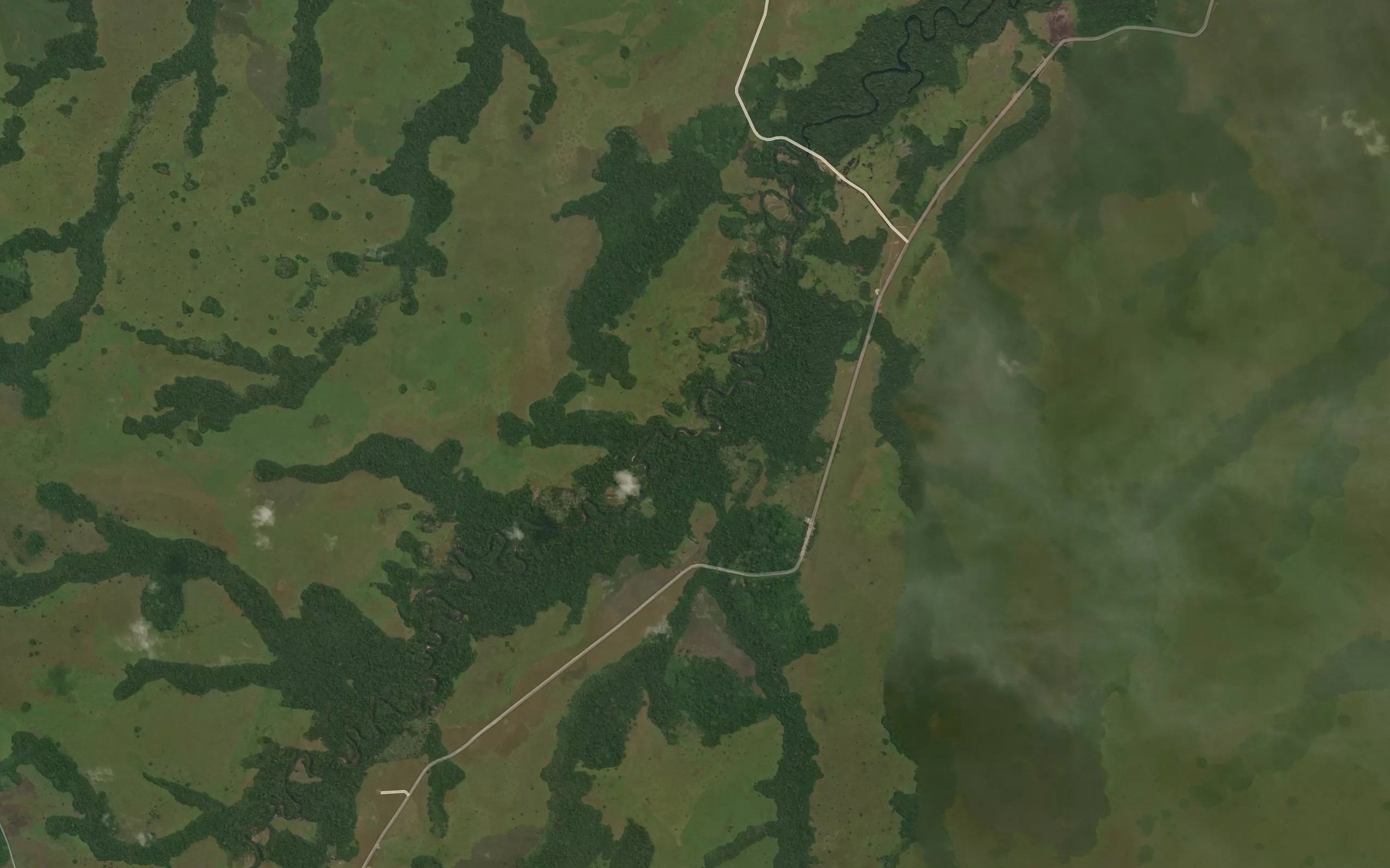 Satellite map of the Bobongo