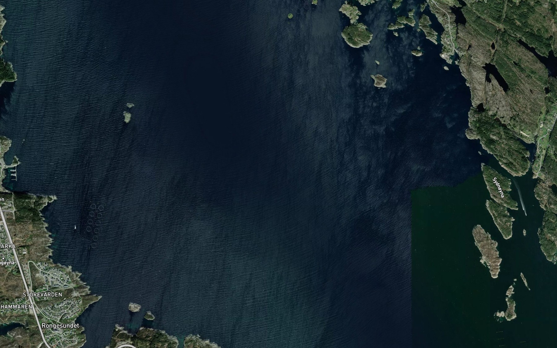 Satellite map of the Skramestoskallen