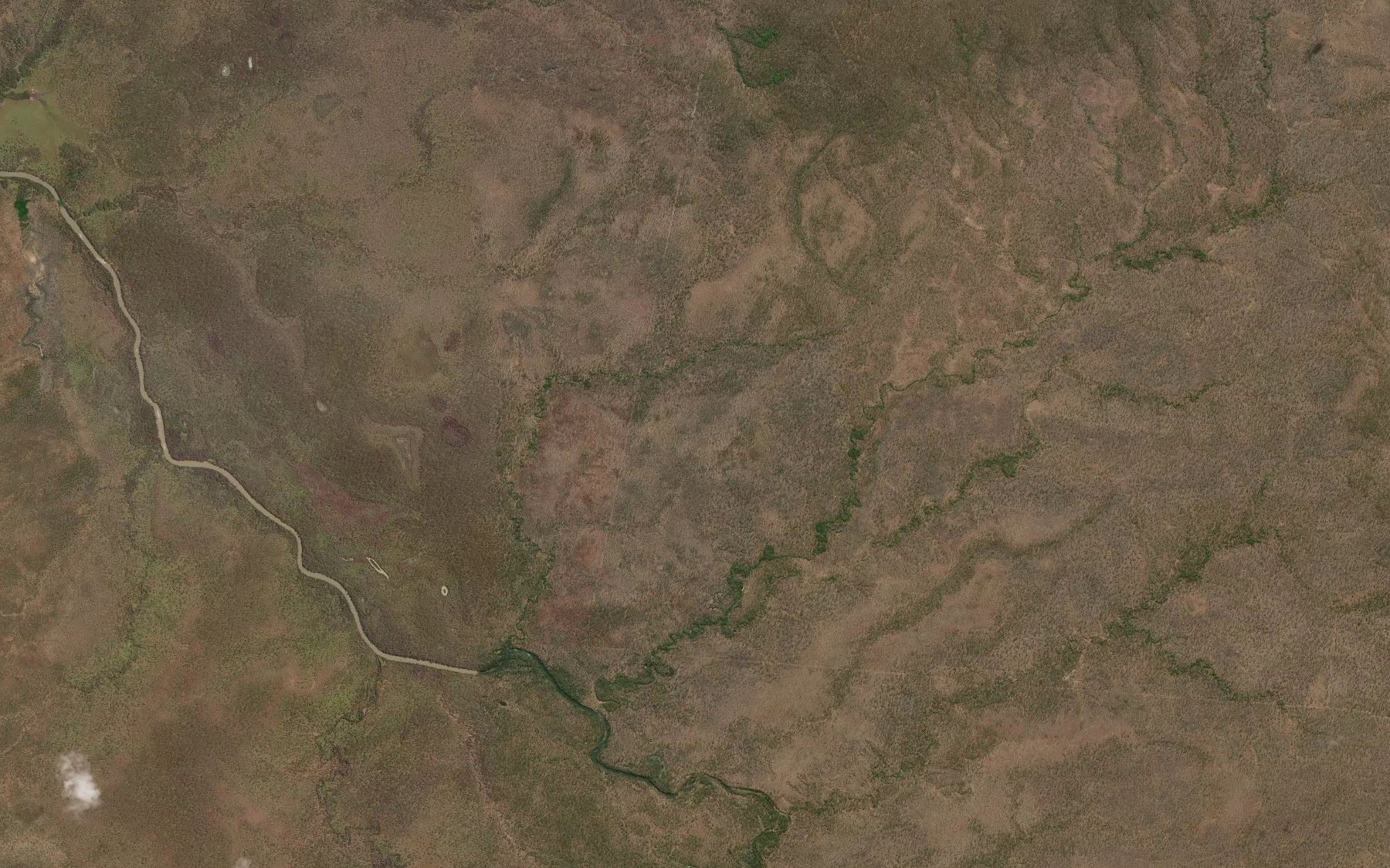 Satellite map of the Kurracoo Creek