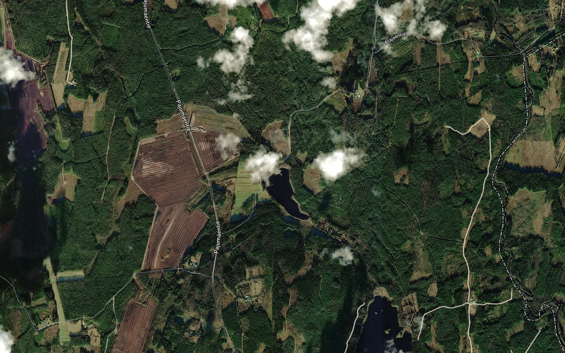 Satellite map of the Pihlaspuru