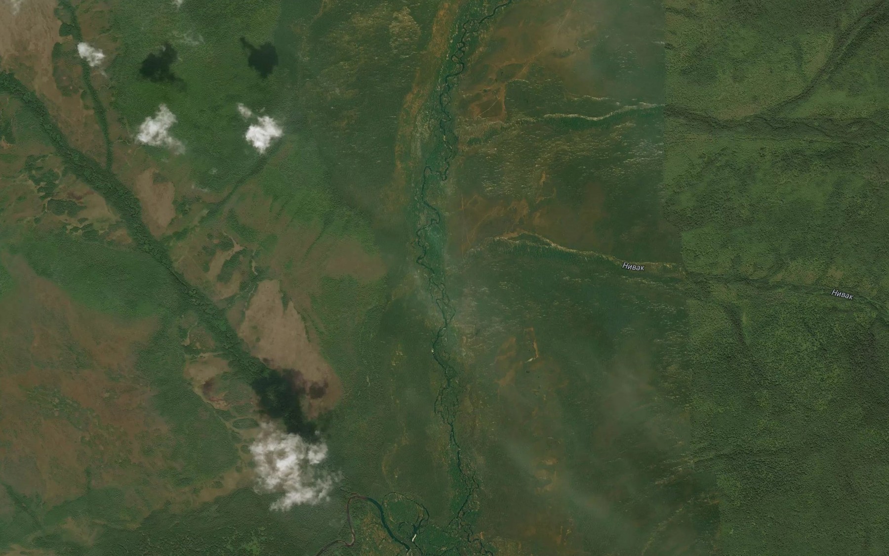 Satellite map of the Nivak
