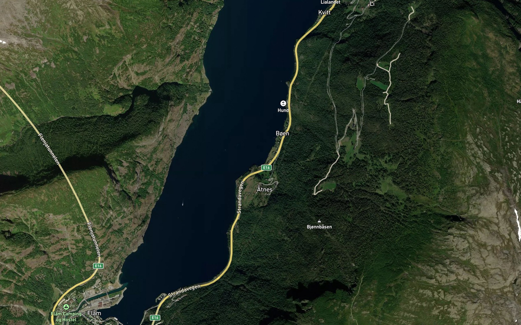 Satellite map of the Fulaviki