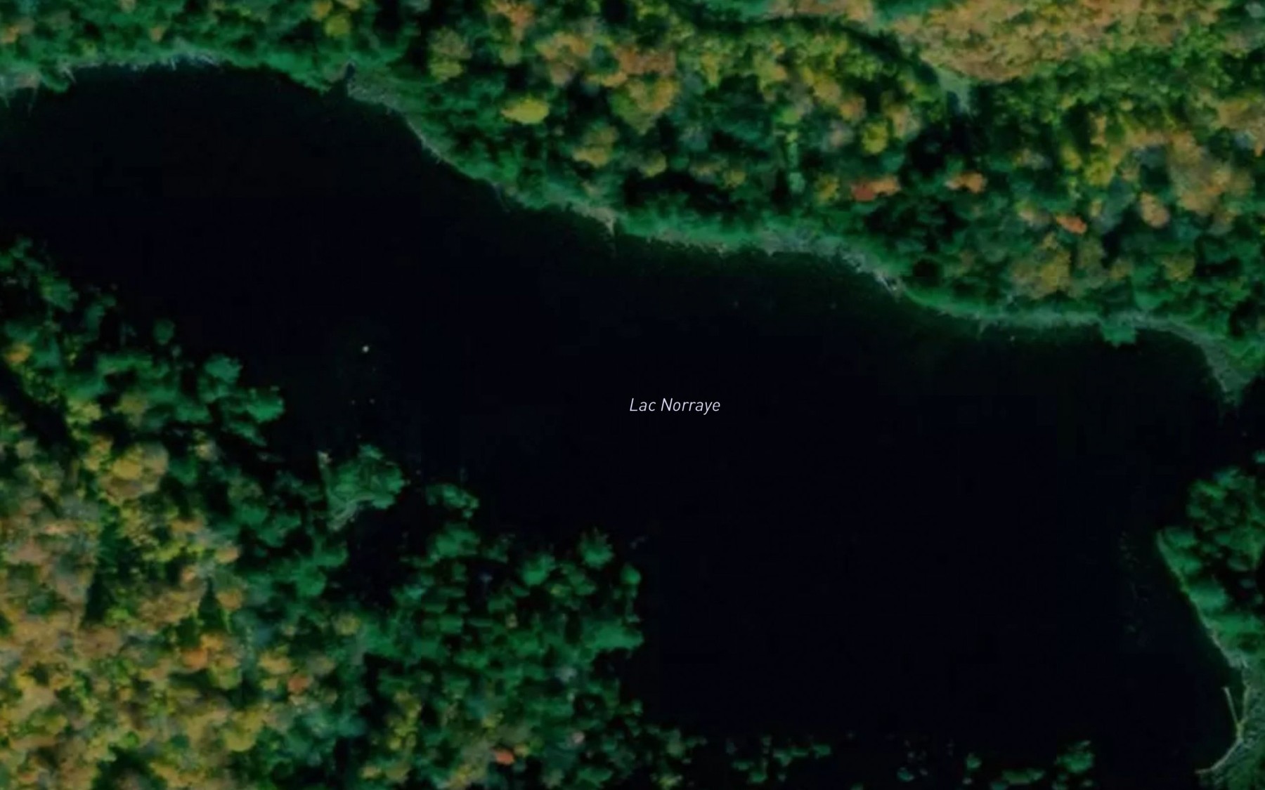 Satellite map of the Lac Norraye