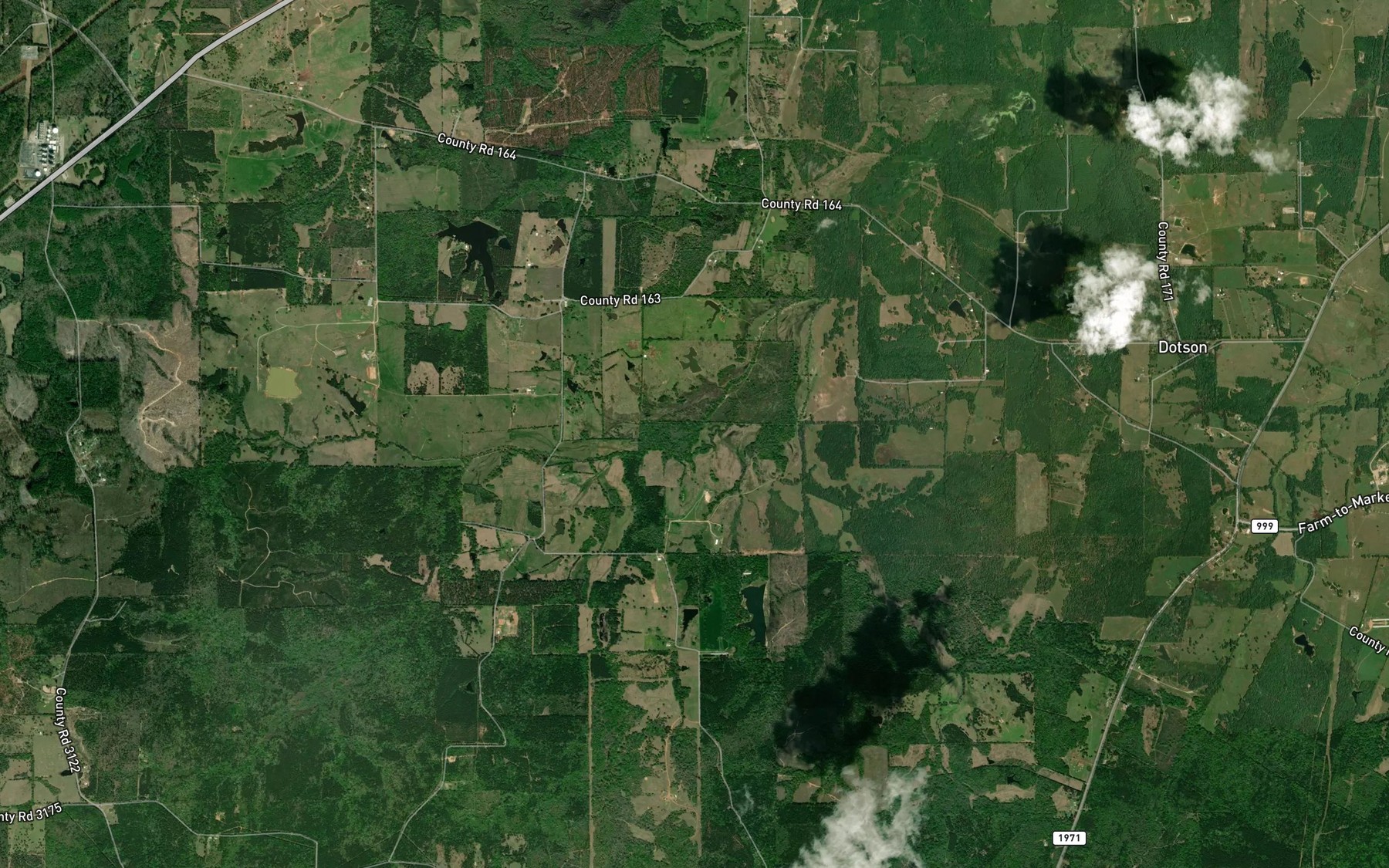 Satellite map of the Linthicum Creek