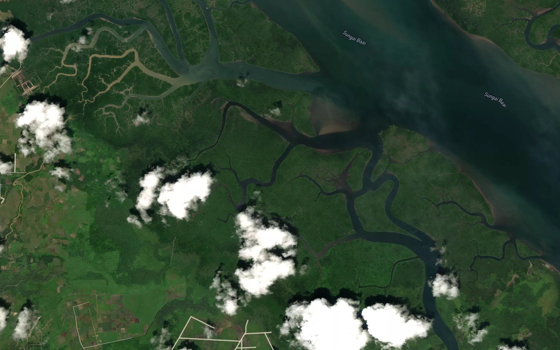 Satellite map of the Sungai Rapak