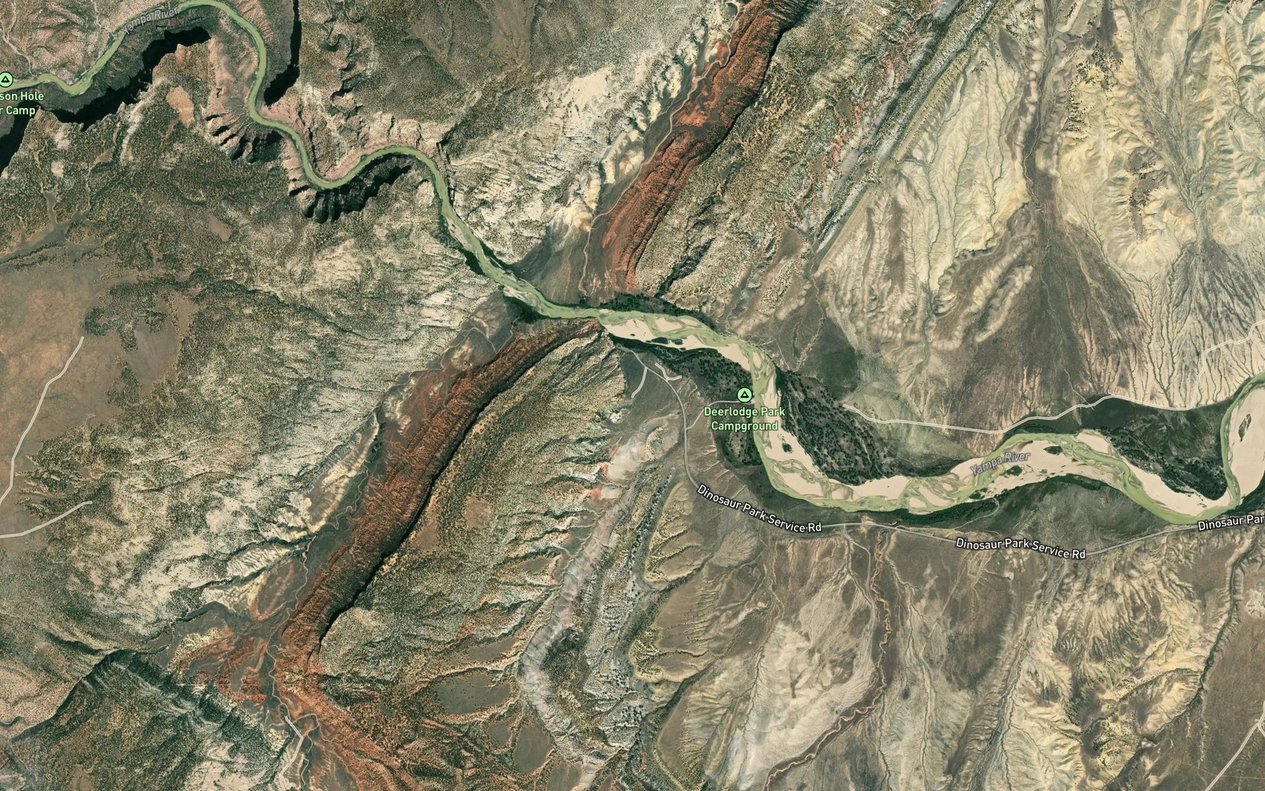 Satellite map of the Bill White Spring