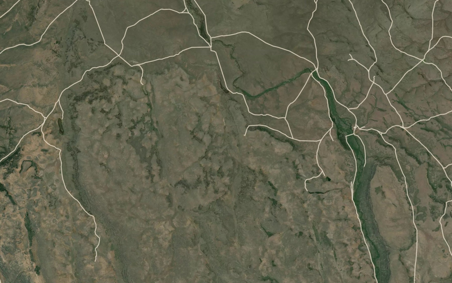 Satellite map of the Hutch Springs
