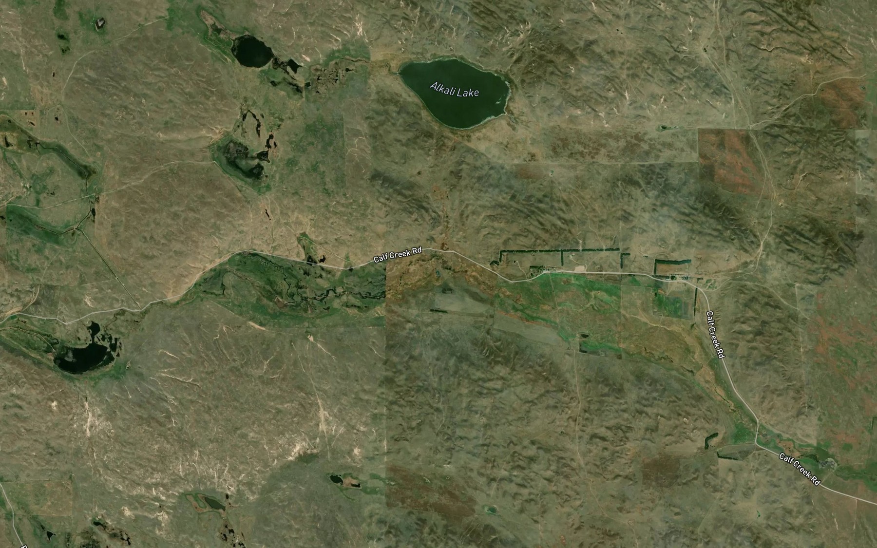 Satellite map of the Cox Reservoir Number 1
