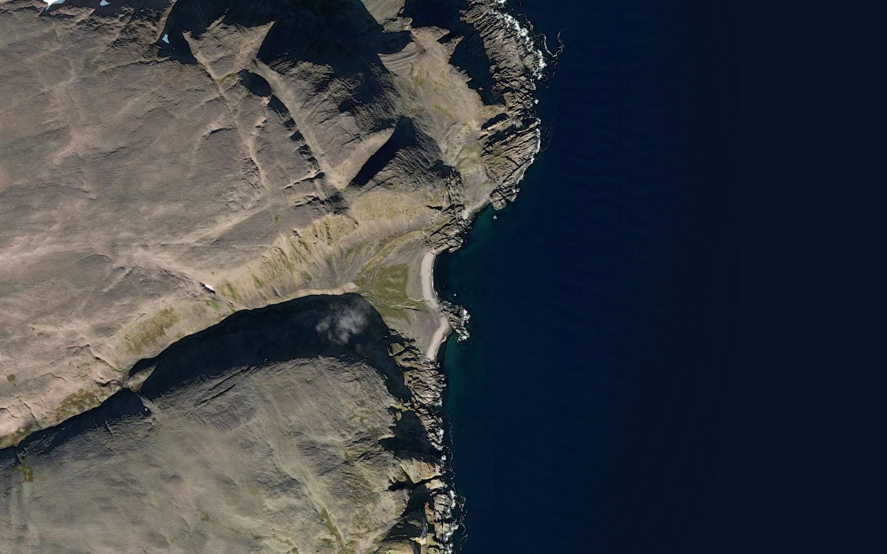 Satellite map of the Russevika