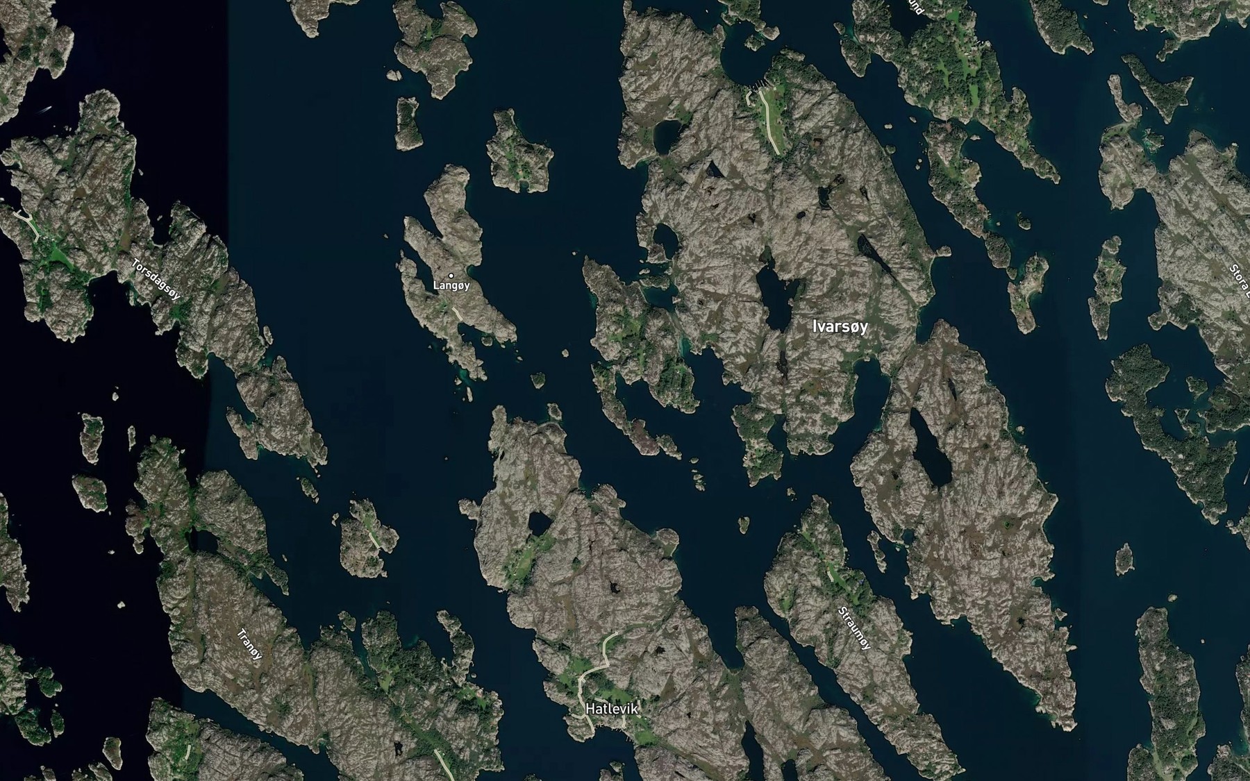 Satellite map of the Raunepollen