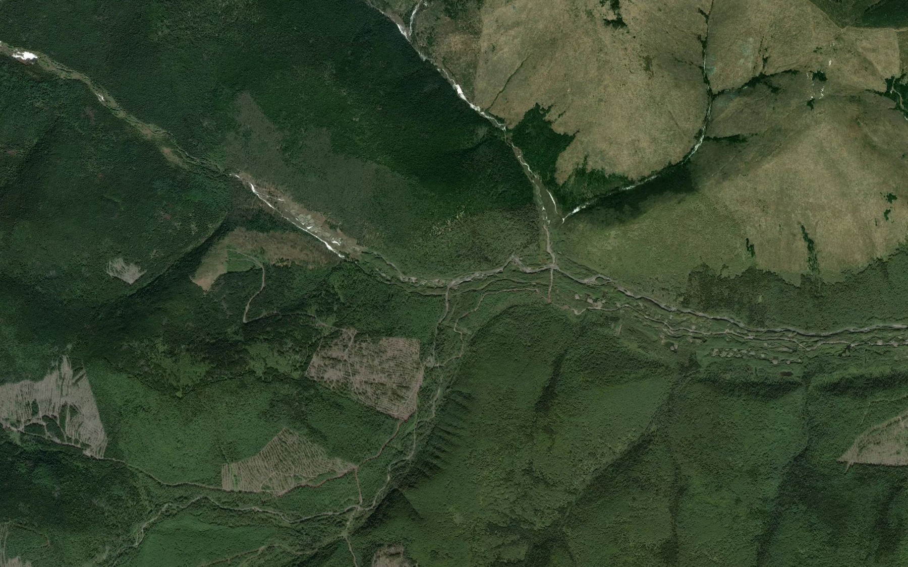 Satellite map of the Gremyachiy Log