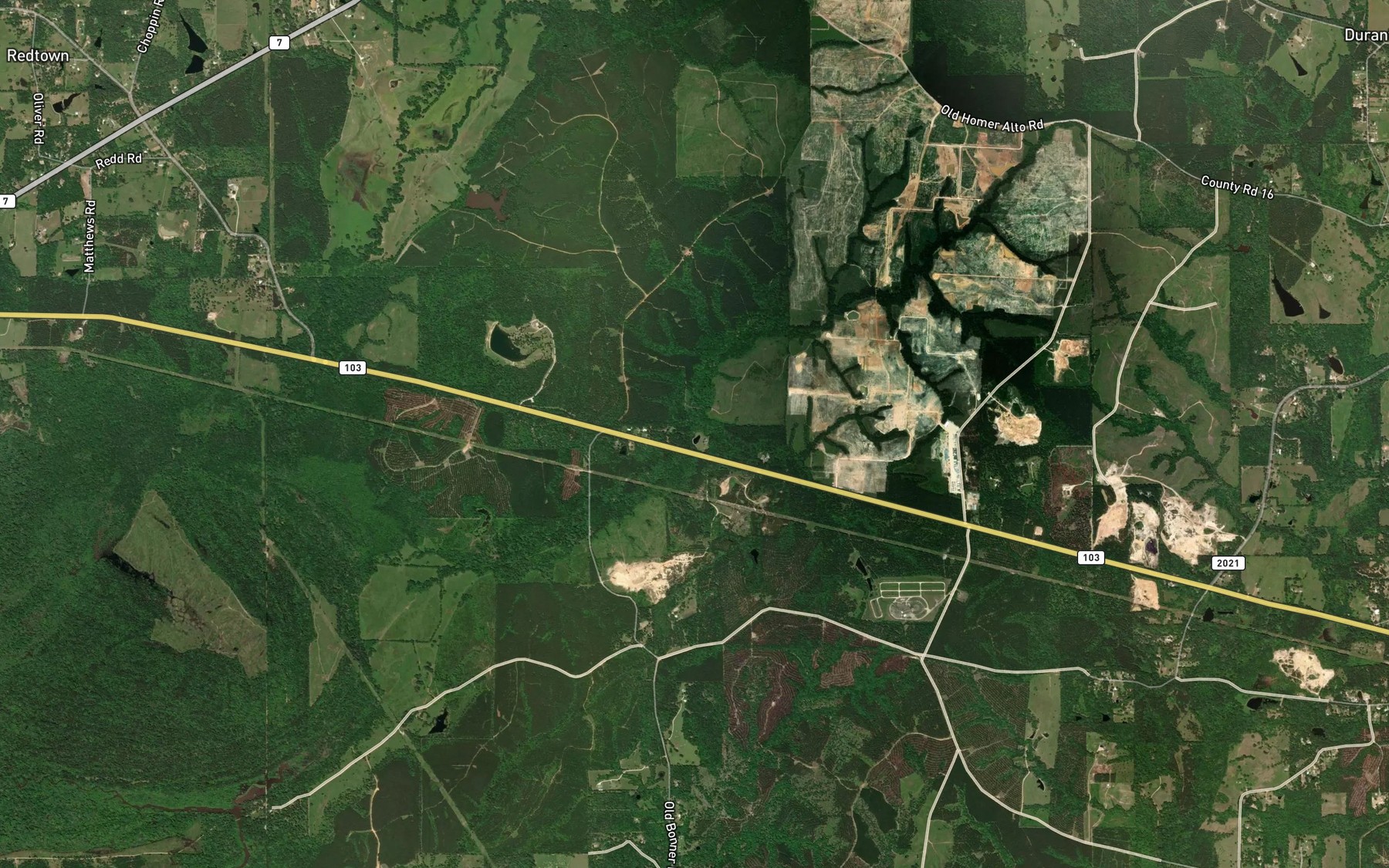 Satellite map of the Bet Branch