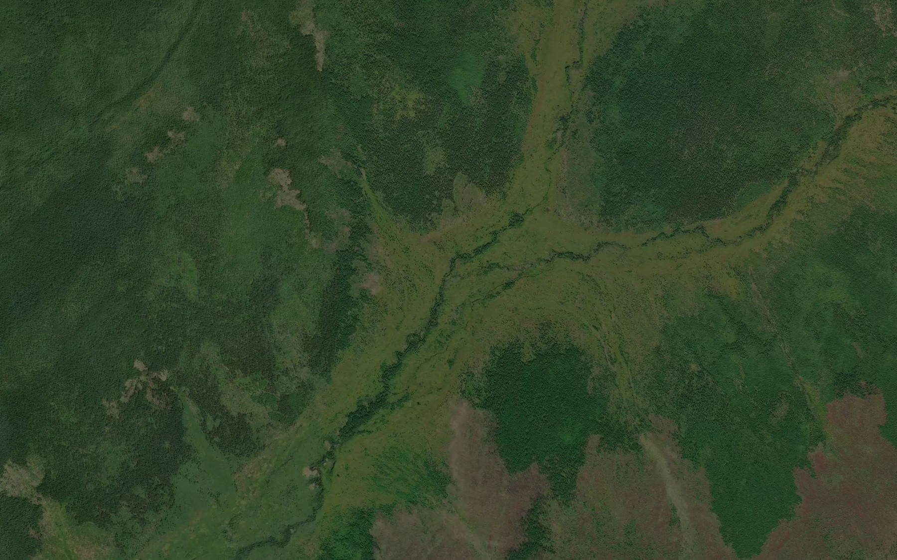 Satellite map of the Levyy Kyra-Krestyakh