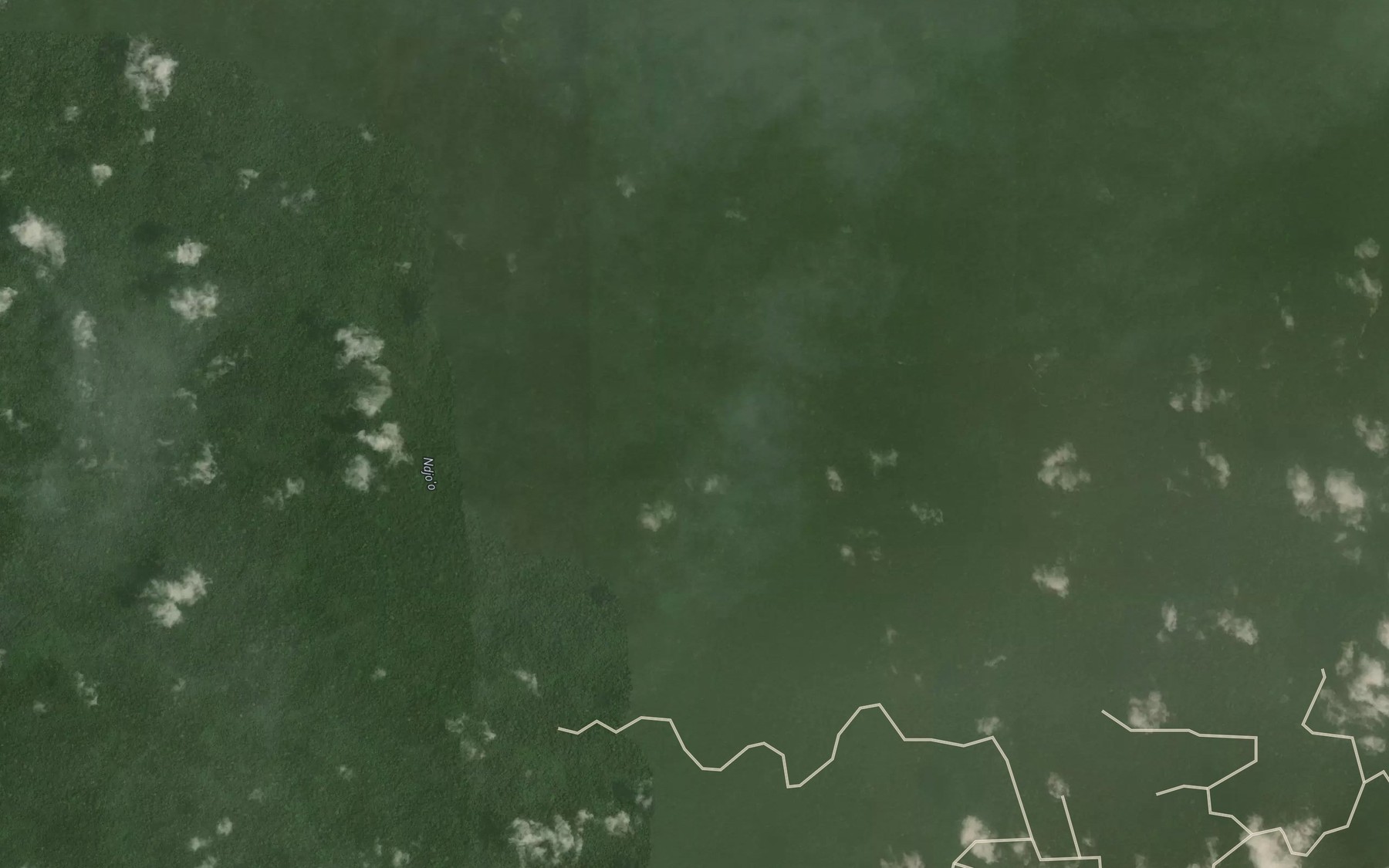 Satellite map of the Ekak