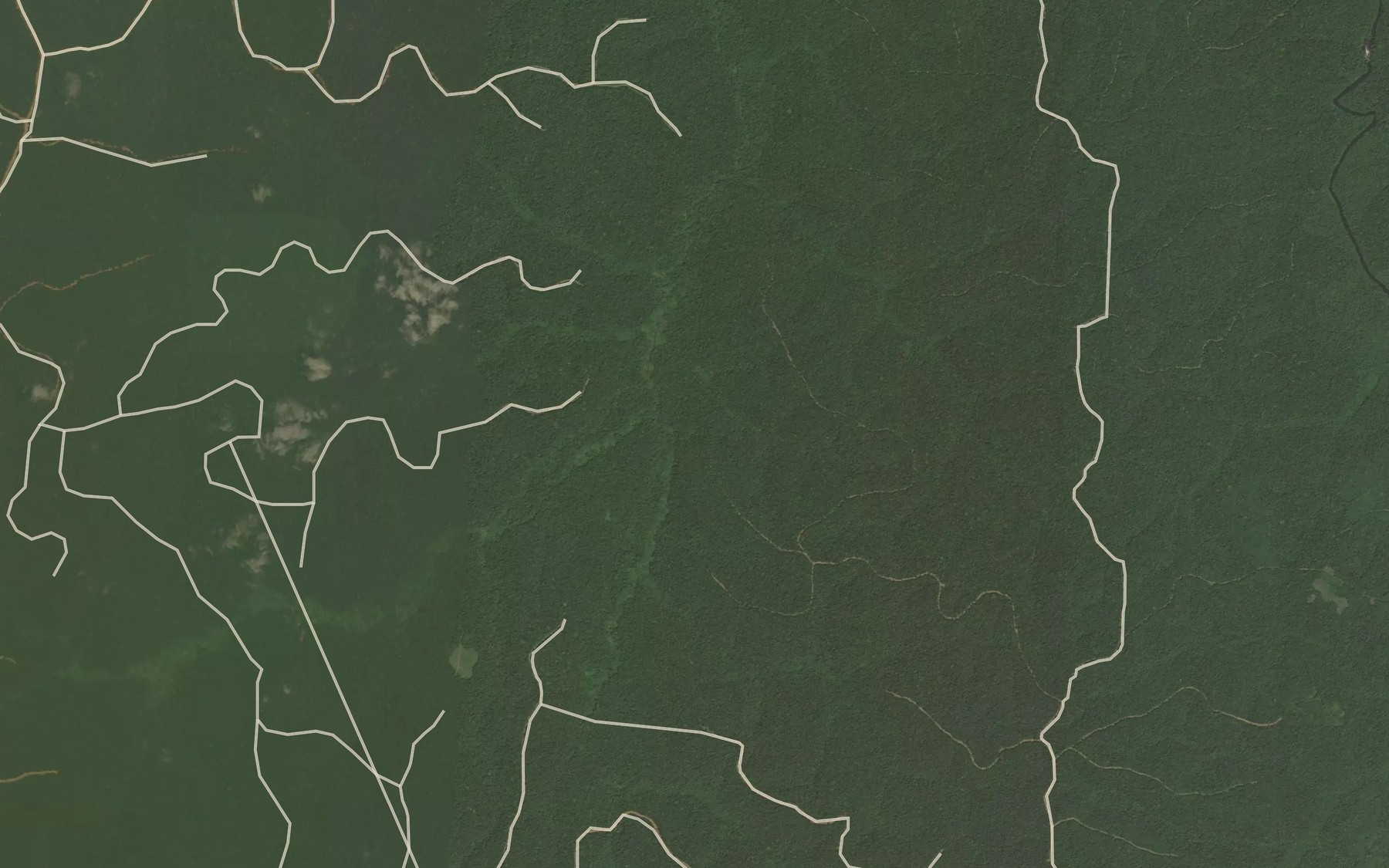 Satellite map of the Moutchuali