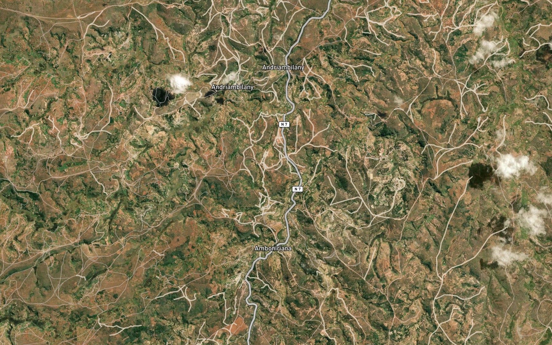 Satellite map of the Marotongana