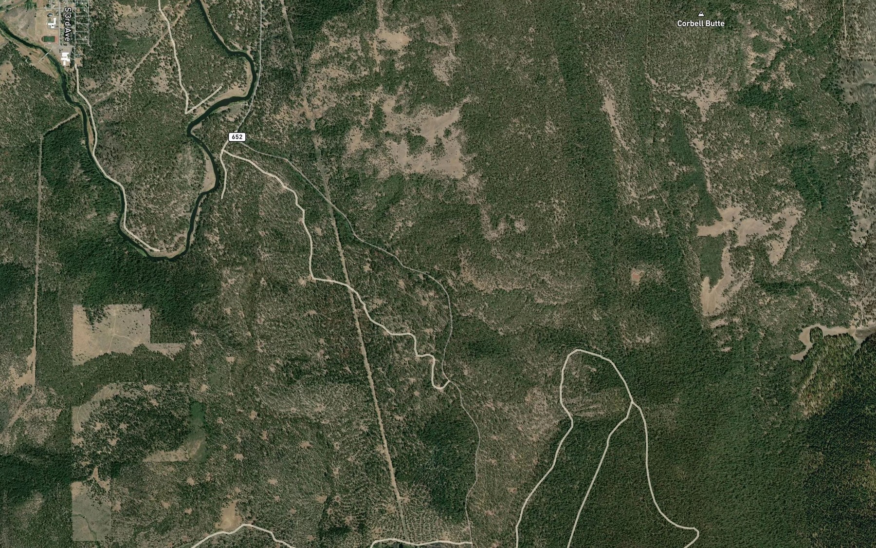 Satellite map of the Crystal Castle Spring