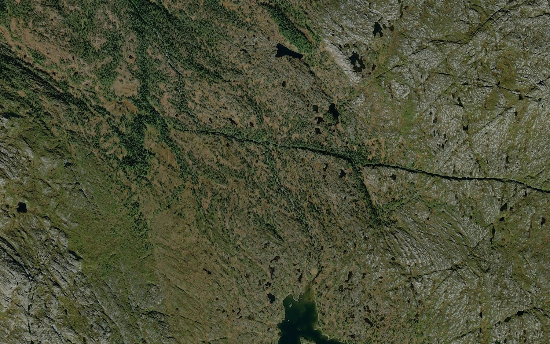 Satellite map of the Seisjofiskloyselva